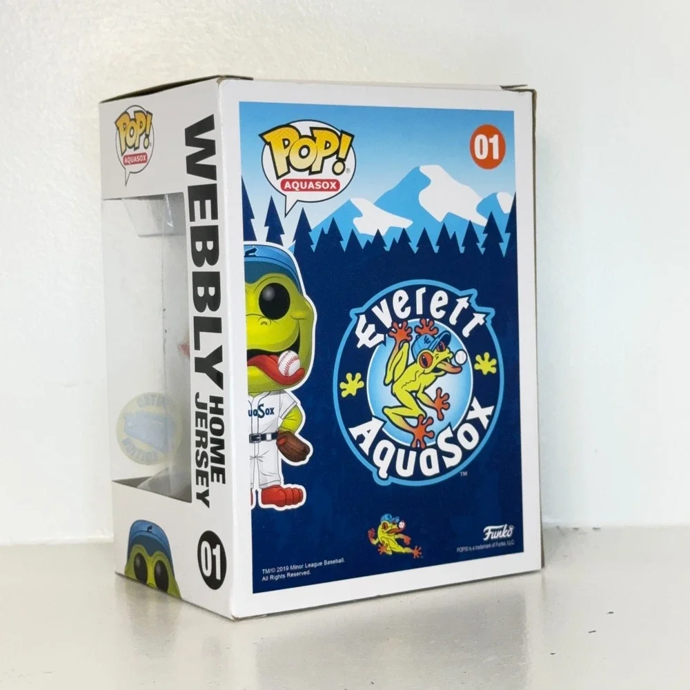 Webbly #01 Home Jersey Funko Pop! Everett AquaSox‎ Mascot Figure